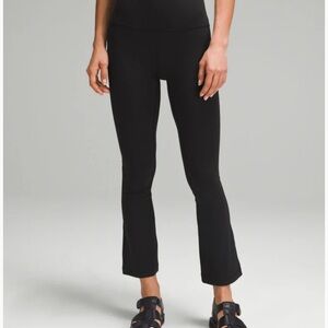 Lululemon leggings, cropped flare